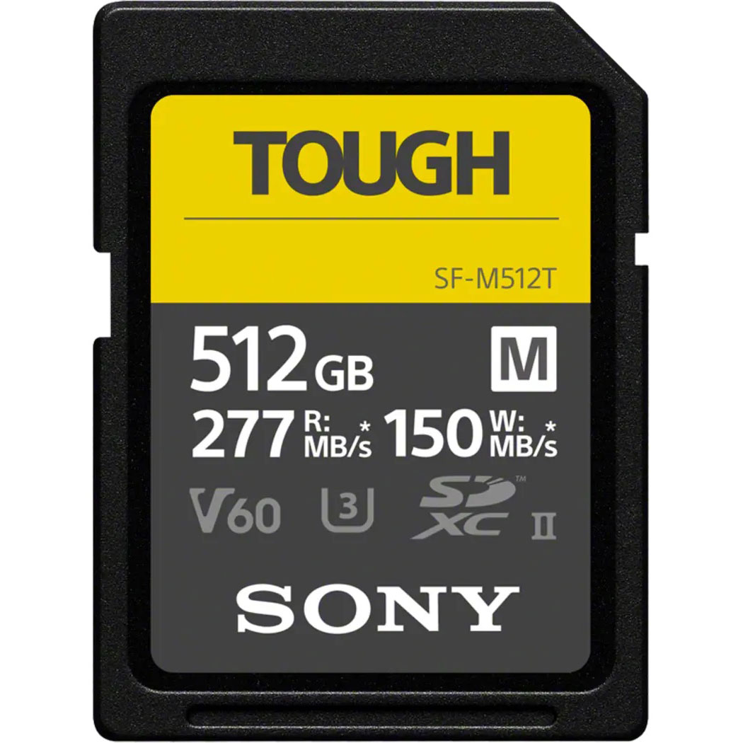 TARJETA SD 512 GB SONY M TOUGH (150 MB/SEG) UHS-II V60 SONY 